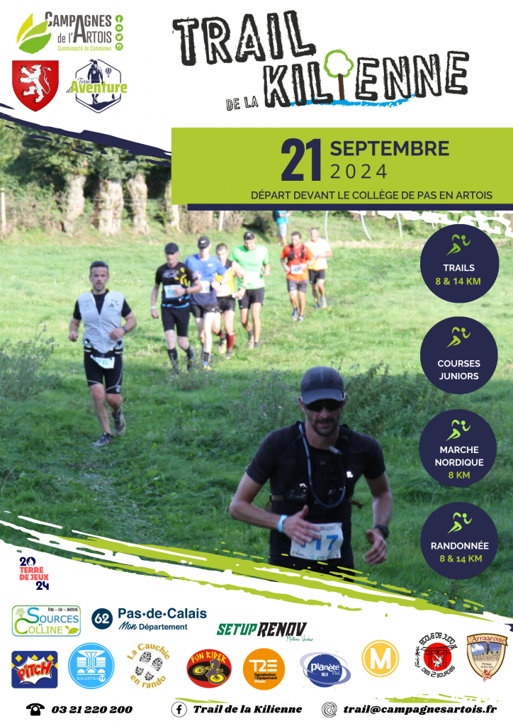 Affiche TRAIL de la Kilienne 2024